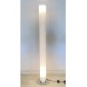 LAMPADA TERRA PLEXIGLASS PIANTANA DESIGN ANNI 70 METALLO CROMATO FLOOR LAMP