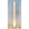 LAMPADA TERRA PLEXIGLASS PIANTANA DESIGN ANNI 70 METALLO CROMATO FLOOR LAMP
