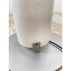 LAMPADA TERRA PLEXIGLASS PIANTANA DESIGN ANNI 70 METALLO CROMATO FLOOR LAMP