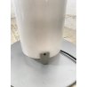 LAMPADA TERRA PLEXIGLASS PIANTANA DESIGN ANNI 70 METALLO CROMATO FLOOR LAMP