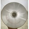 LAMPADA TERRA PLEXIGLASS PIANTANA DESIGN ANNI 70 METALLO CROMATO FLOOR LAMP