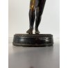 ANTICO BRONZO MINIATURA SCULTURA FAUNO DANZANTE GRAND TOUR Pompei  11,5cm/h '800