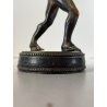 ANTICO BRONZO MINIATURA SCULTURA FAUNO DANZANTE GRAND TOUR Pompei  11,5cm/h '800