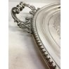 ANTICO VASSOIO PLACCATO ARGENTO EPNS 1910 Marina Britannica HMS Hermes MILITARIA