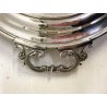 ANTICO VASSOIO PLACCATO ARGENTO EPNS 1910 Marina Britannica HMS Hermes MILITARIA