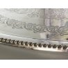 ANTICO VASSOIO PLACCATO ARGENTO EPNS 1910 Marina Britannica HMS Hermes MILITARIA