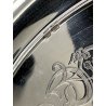 ANTICO VASSOIO PLACCATO ARGENTO EPNS 1910 Marina Britannica HMS Hermes MILITARIA