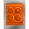 SERVIZIO Thè CAFFè CERAMICA Gabbianelli "EL 3" 5Pz. ARANCIONE LUCIDO '60 POP ART