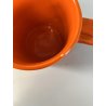 SERVIZIO Thè CAFFè CERAMICA Gabbianelli "EL 3" 5Pz. ARANCIONE LUCIDO '60 POP ART