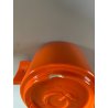 SERVIZIO Thè CAFFè CERAMICA Gabbianelli "EL 3" 5Pz. ARANCIONE LUCIDO POP ART '60