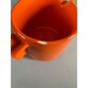 SERVIZIO Thè CAFFè CERAMICA Gabbianelli "EL 3" 5Pz. ARANCIONE LUCIDO POP ART '60