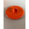 SERVIZIO Thè CAFFè CERAMICA Gabbianelli "EL 3" 5Pz. ARANCIONE LUCIDO POP ART '60