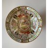 GRANDE CIOTOLA PORCELLANA CINESE DECORO ISTORIATO FAMILLE ROSE  ø 36,5cm '50