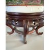 GRANDE CIOTOLA PORCELLANA CINESE DECORO ISTORIATO FAMILLE ROSE  ø 36,5cm '50