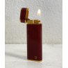 RARO ACCENDINO VINTAGE Cartier France LIGHTER MOD. Trinity BORDEAUX GOLD
