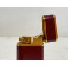 RARO ACCENDINO VINTAGE Cartier France LIGHTER MOD. Trinity BORDEAUX GOLD