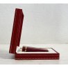 RARO ACCENDINO VINTAGE Cartier France LIGHTER MOD. Trinity BORDEAUX GOLD
