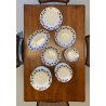 SERVIZIO PIATTI CERAMICA Diamondstone RICHARD GINORI Laveno 73pz Pop DIFETTI '60