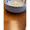 SERVIZIO PIATTI CERAMICA Diamondstone RICHARD GINORI Laveno 73pz Pop DIFETTI '60