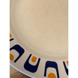 SERVIZIO PIATTI CERAMICA Diamondstone RICHARD GINORI Laveno 73pz Pop DIFETTI '60