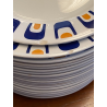 SERVIZIO PIATTI CERAMICA Diamondstone RICHARD GINORI Laveno 73pz Pop DIFETTI '60