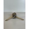 ANTICO PICCOLO CROCIFISSO CRISTO LEGNO GESSO EPOCA '800 SCULTURA RELIGIOSA CROCE