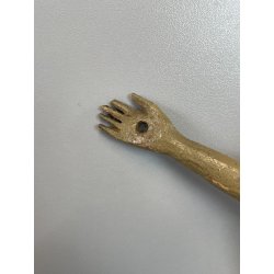 ANTICO PICCOLO CROCIFISSO CRISTO LEGNO GESSO EPOCA '800 SCULTURA RELIGIOSA CROCE