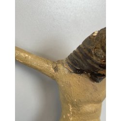 ANTICO PICCOLO CROCIFISSO CRISTO LEGNO GESSO EPOCA '800 SCULTURA RELIGIOSA CROCE