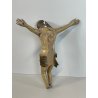 ANTICO PICCOLO CROCIFISSO CRISTO LEGNO GESSO EPOCA '800 SCULTURA RELIGIOSA CROCE