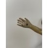 ANTICO PICCOLO CROCIFISSO CRISTO LEGNO GESSO EPOCA '800 SCULTURA RELIGIOSA CROCE