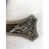 antico CROCIFISSO GESU' CRISTO preghiera DECO' art nouveau CROCE primi '900
