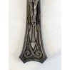 antico CROCIFISSO GESU' CRISTO preghiera DECO' art nouveau CROCE primi '900
