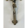 CROCIFISSO antico GESU' CRISTO preghiera CROCE in stile bizantino '900