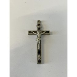 antico CIONDOLO GESU crocifisso pettorale CROCE della buona morte PENDENTE