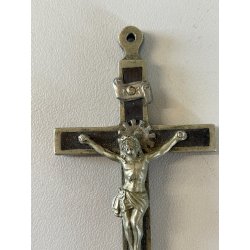 antico CIONDOLO GESU crocifisso pettorale CROCE della buona morte PENDENTE