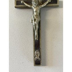 antico CIONDOLO GESU crocifisso pettorale CROCE della buona morte PENDENTE