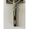 antico CIONDOLO GESU crocifisso pettorale CROCE della buona morte PENDENTE