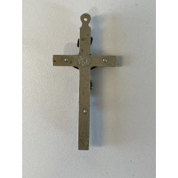 antico CIONDOLO GESU crocifisso pettorale CROCE della buona morte PENDENTE