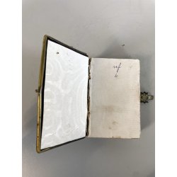 antico LIBRO PREGHIERE IHS tascabile VITTORIANO messale DEVOZIONARIO epoca 1878