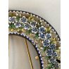 CORNICE portafoto ANTICA in MICROMOSAICO epoca '800 stile VITTORIANO restaurare