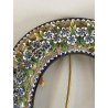 CORNICE portafoto ANTICA in MICROMOSAICO epoca '800 stile VITTORIANO restaurare