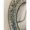 CORNICE portafoto ANTICA in MICROMOSAICO epoca '800 stile VITTORIANO restaurare