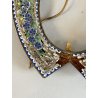 CORNICE portafoto ANTICA in MICROMOSAICO epoca '800 stile VITTORIANO restaurare