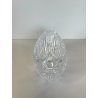 CIOTOLA SVUOTATASCHE OVALE VETRO CRISTALLO BOEMIA DESIGN MID CENTURY SFACCETTATA