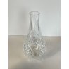 BOTTIGLIA VETRO CRISTALLO BOEMIA DESIGN MID CENTURY SFACCETTATA VASO PORTA FIORI