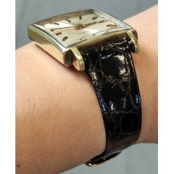 ANTICO OROLOGIO POLSO Zenith 28800 Automatic Respirator X LAMINATO ORO Old Watch