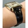 ANTICO OROLOGIO POLSO Zenith 28800 Automatic Respirator X LAMINATO ORO Old Watch