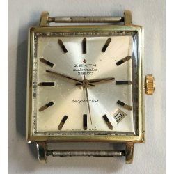 ANTICO OROLOGIO POLSO Zenith 28800 Automatic Respirator X LAMINATO ORO Old Watch