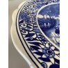 PIATTO da PARETE CERAMICA Delfts BOSH F.es Keramis LA LOUVIERE BELGIO ø 34,5 cm