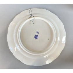 PIATTO da PARETE CERAMICA Delfts BOSH F.es Keramis LA LOUVIERE BELGIO ø 34,5 cm